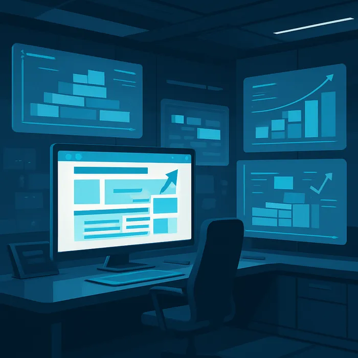 Marketing team discussing content audit report