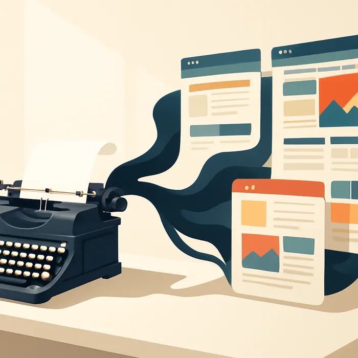 Professional writer crafting SEO blog content