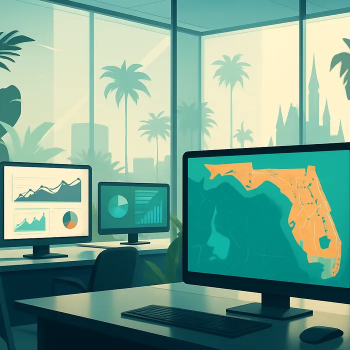 Orlando SEO Company Florida banner showing digital marketing growth