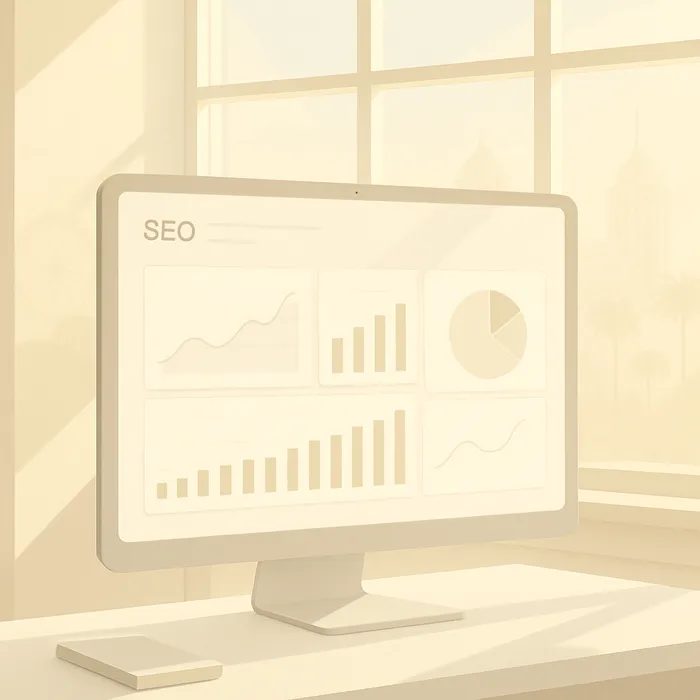 Monthly SEO performance reporting example for Orlando SEO company