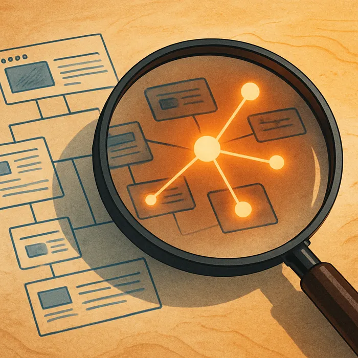 SEO expert conducting website content audit