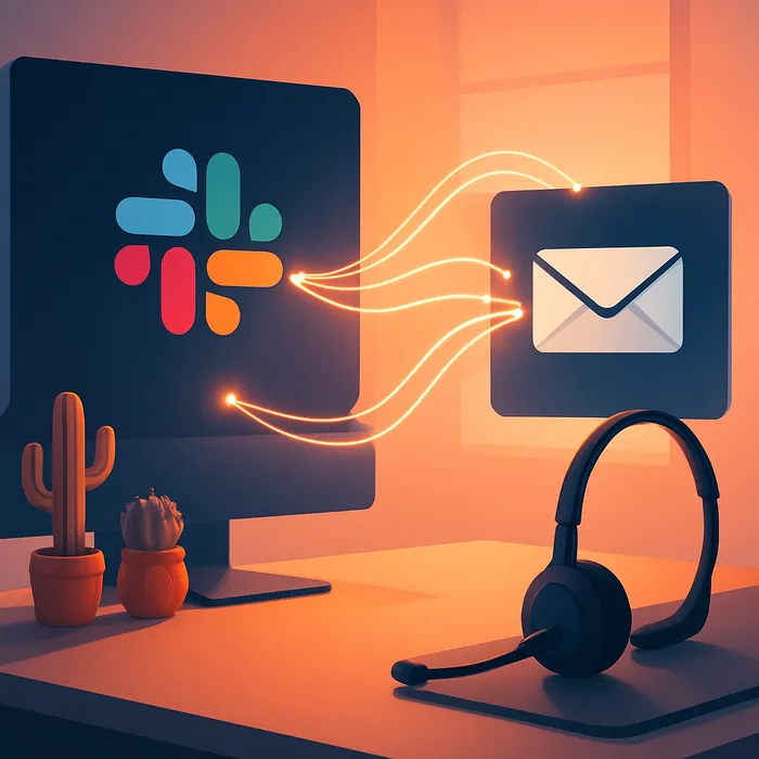 Support team answering SEO questions via Slack