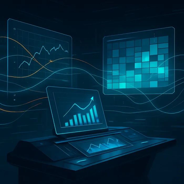Graph showing SEO content planning and competitor analysis