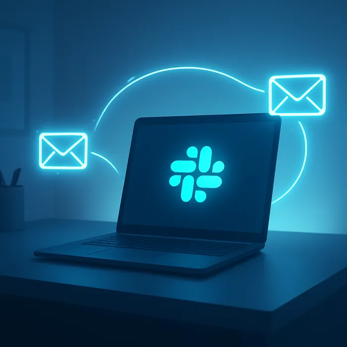 Slack support chat with marketing team