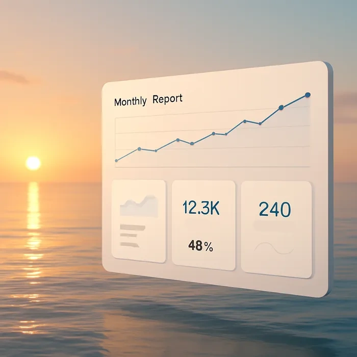 Monthly SEO reporting and performance monitoring