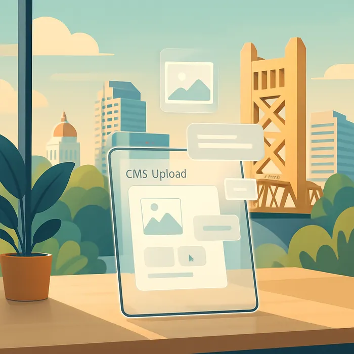 Content publishing on CMS platform