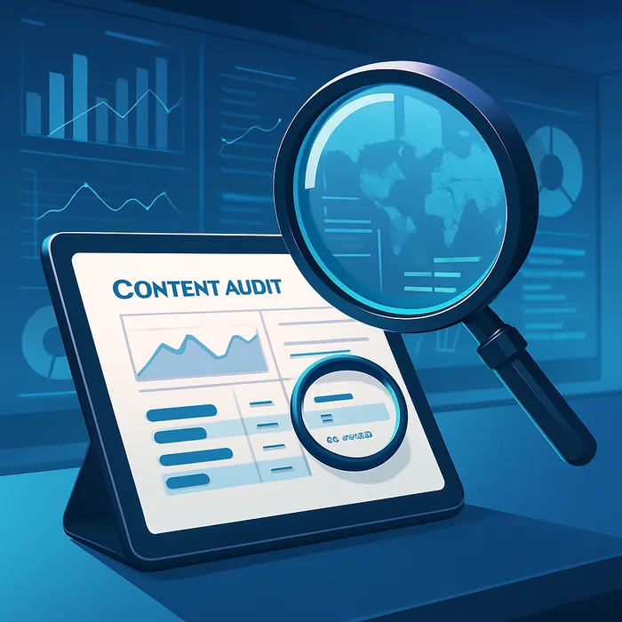 SEO content audit, gap analysis, and competitor review for brands