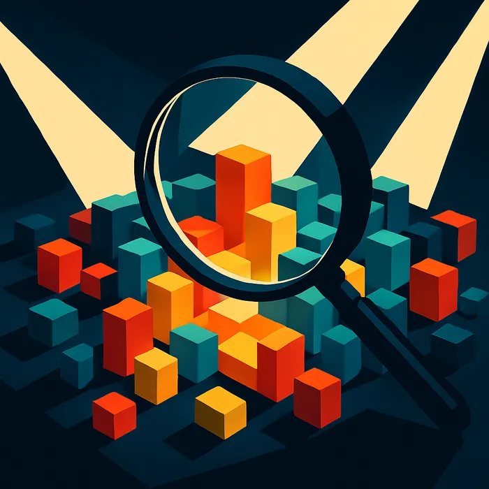 Analyzing competitor SEO data on a laptop in sunny office