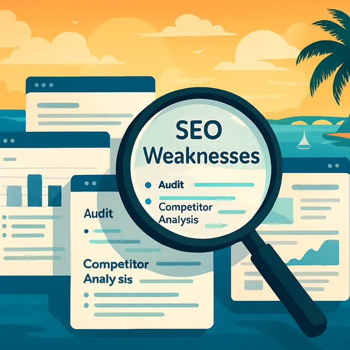 Content audit and competitor analysis showcase