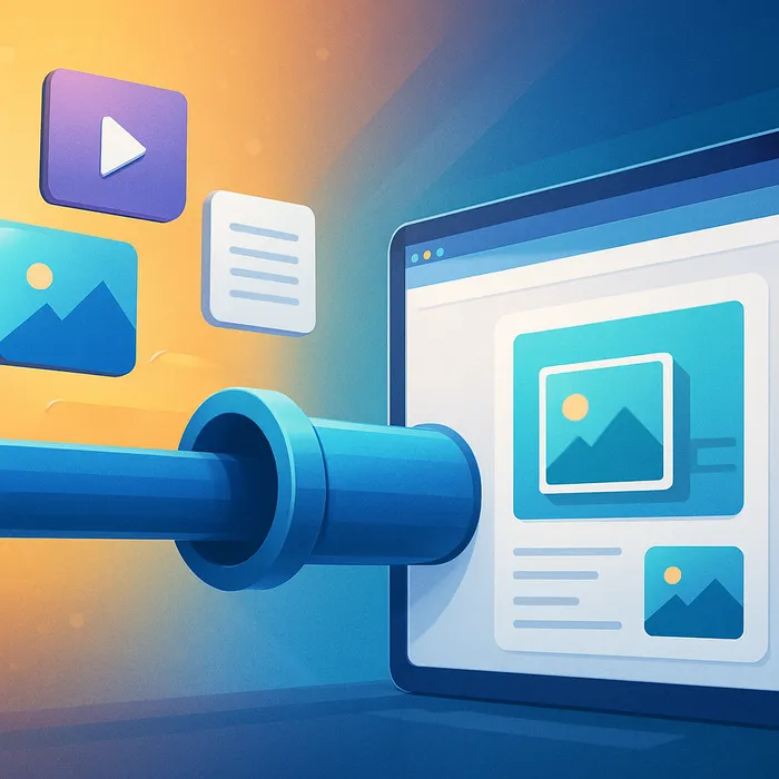 Content publishing workflow on CMS