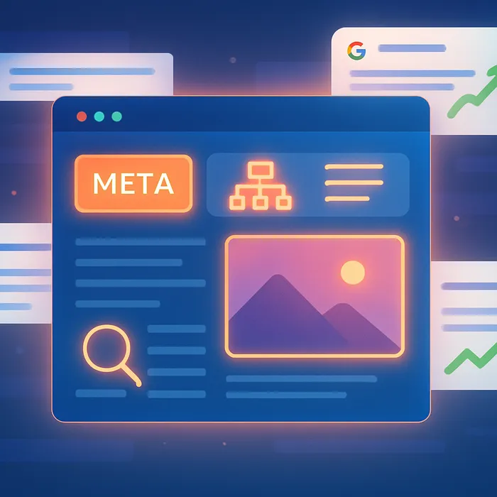 Expert working on on-page SEO optimization