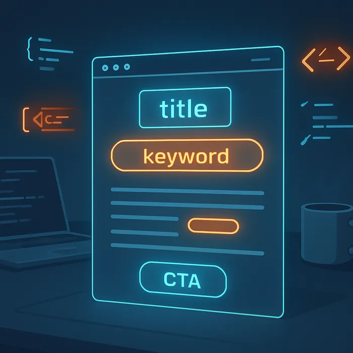 On-page SEO expert optimizing blog content