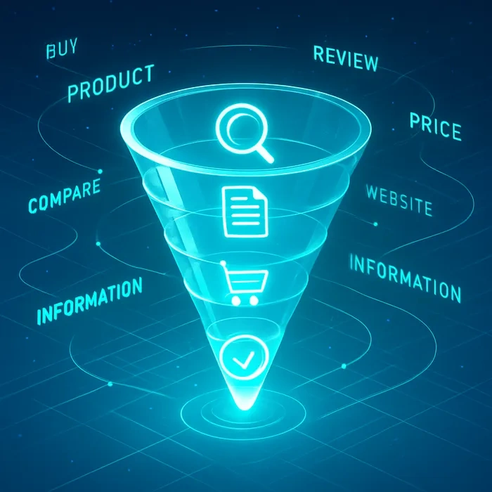 Search intent optimization for each stage of buyer funnel