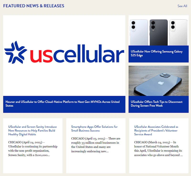 Telecom content strategy and calendar planning
