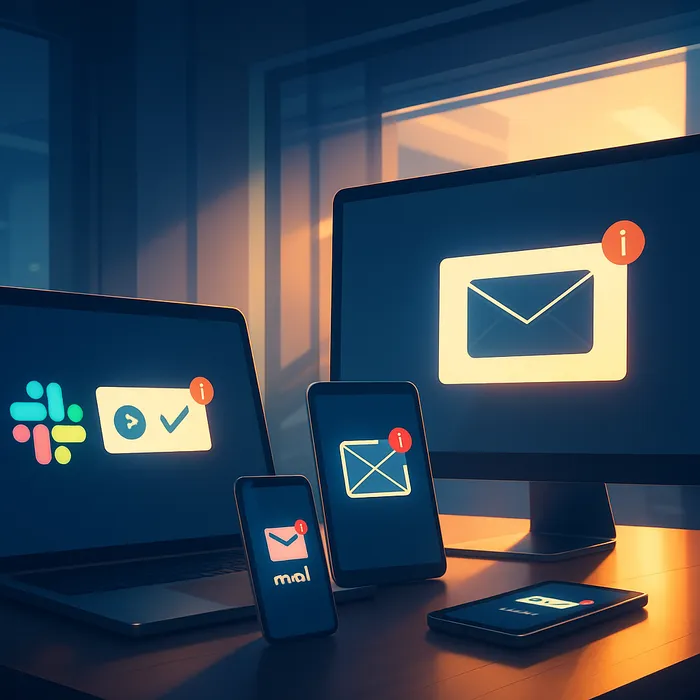 Slack support example for client communication