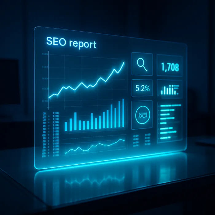 Monthly reporting and performance analysis dashboard
