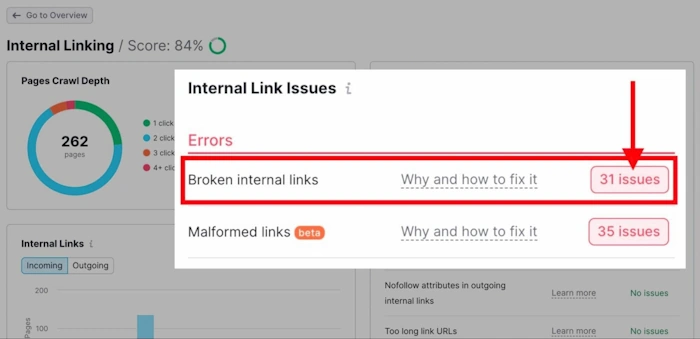 Fix Internal Links
