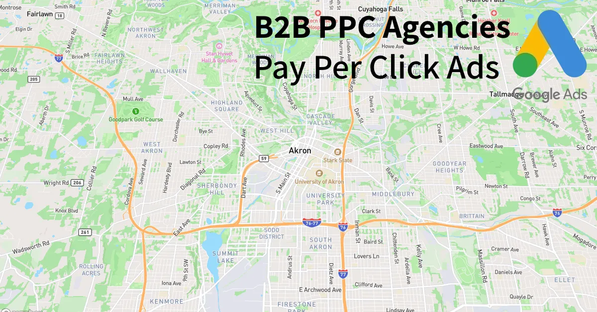 Top 10 B2B PPC Agencies in Akron Ohio
