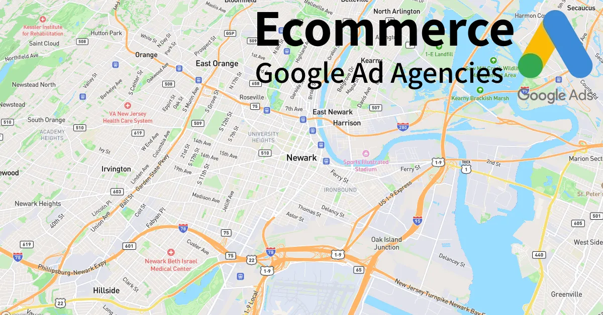 Top 10 Ecommerce Google Ads Agencies in Newark New Jersey