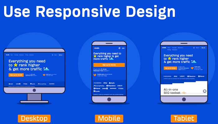 No Mobile Optimization