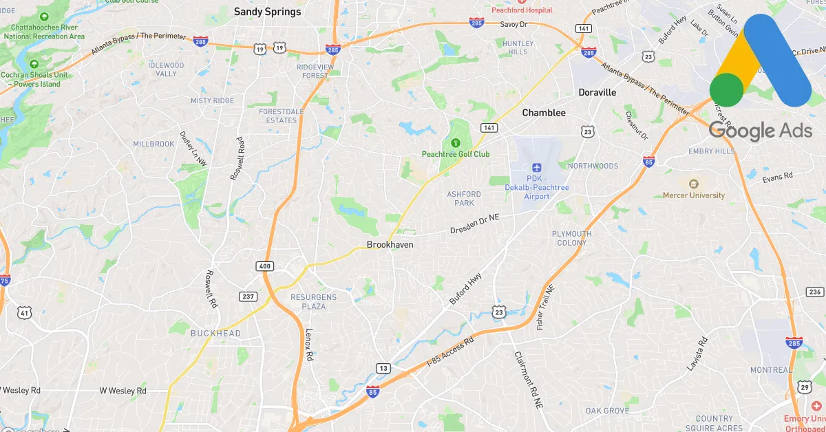 Top 10 Google Ads Agencies in Brookhaven Georgia