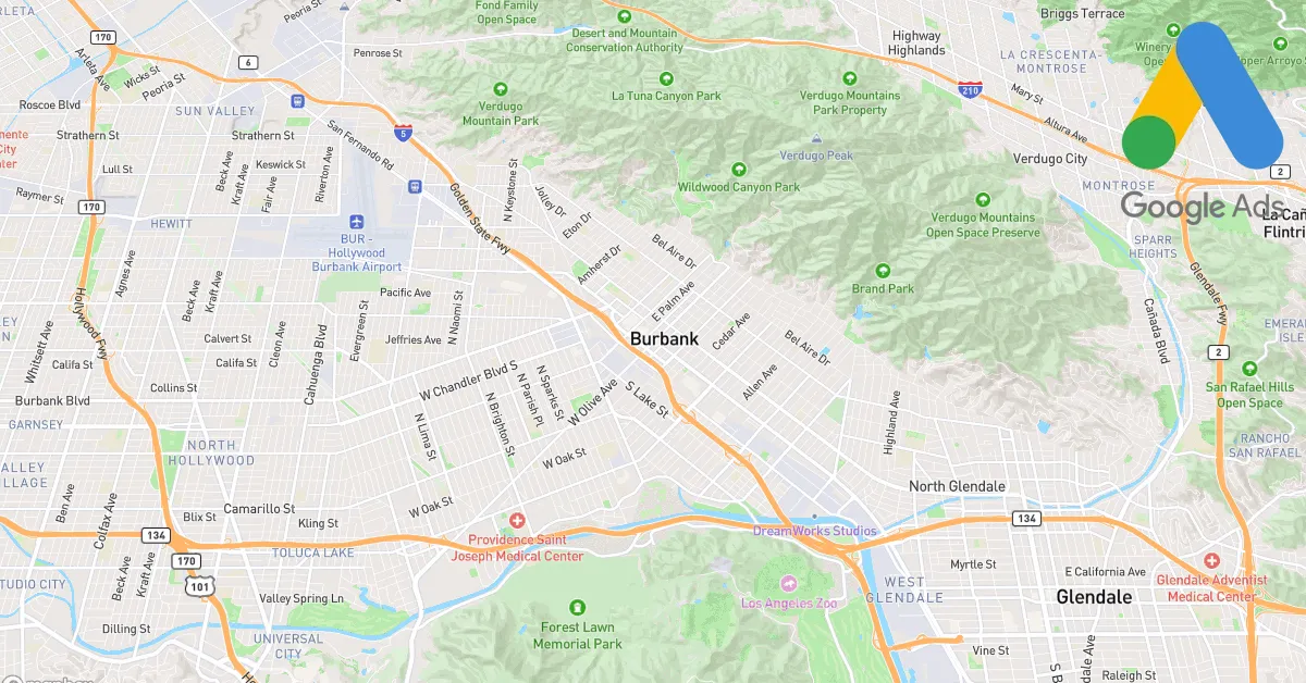 Top 10 Google Ads Agencies in Burbank California