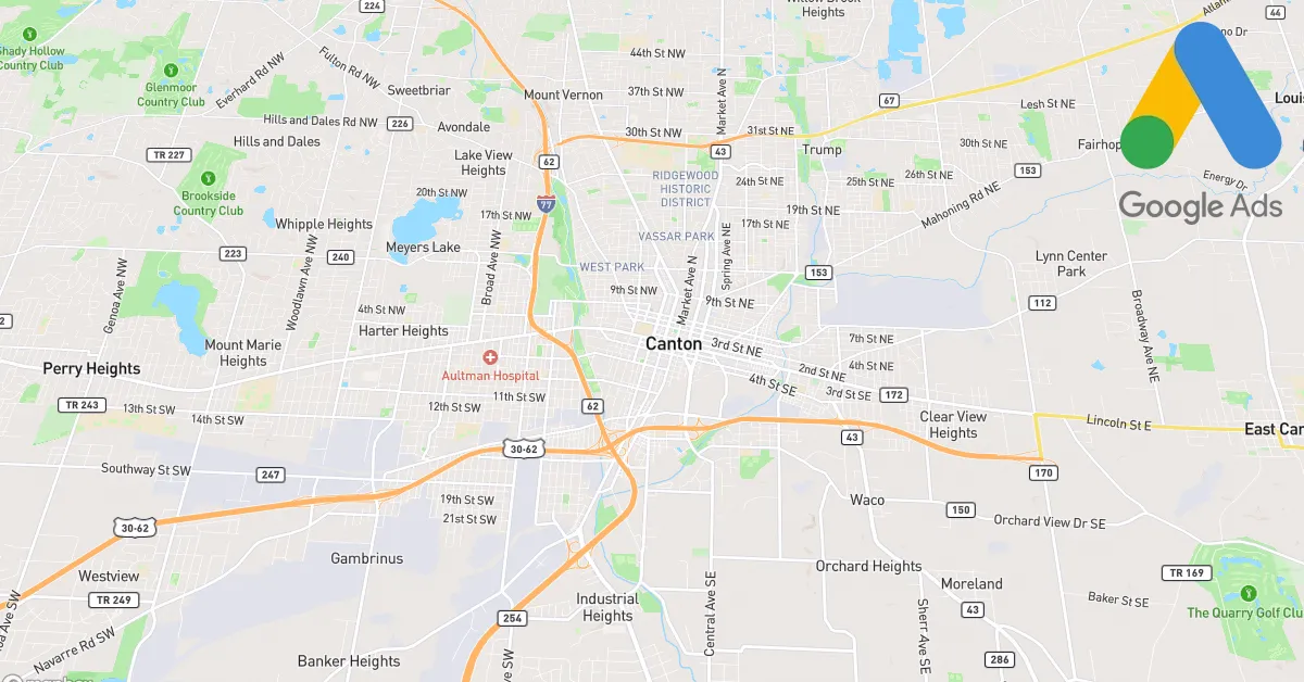 Top 10 Google Ads Agencies in Canton Ohio
