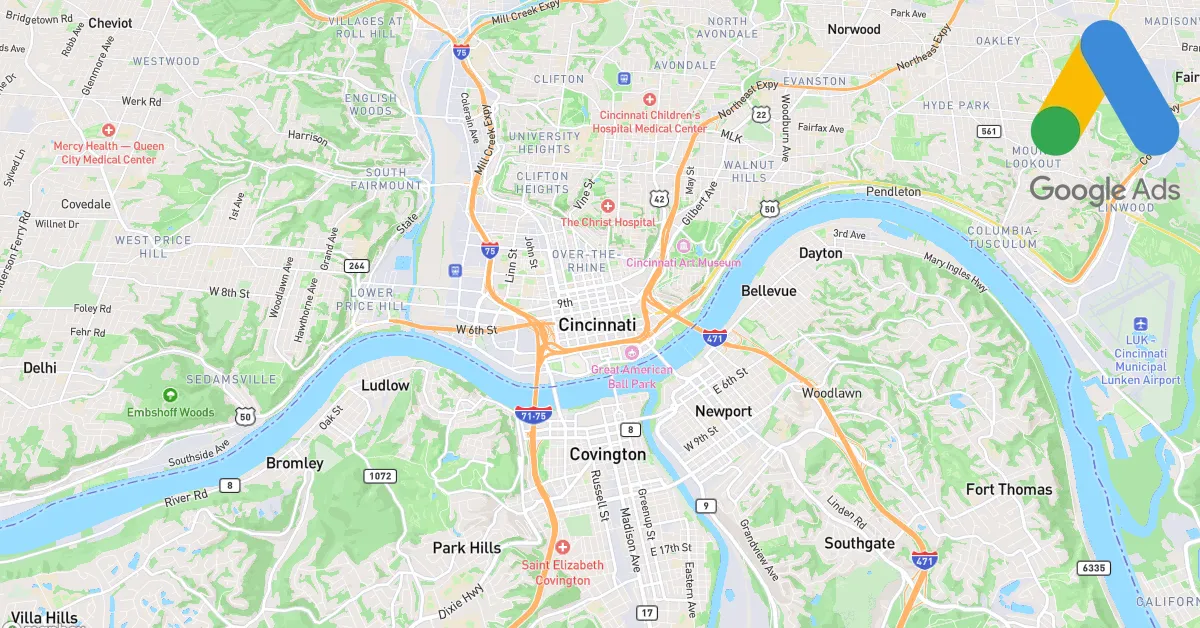 Top 10 Google Ads Agencies in Cincinnati Ohio