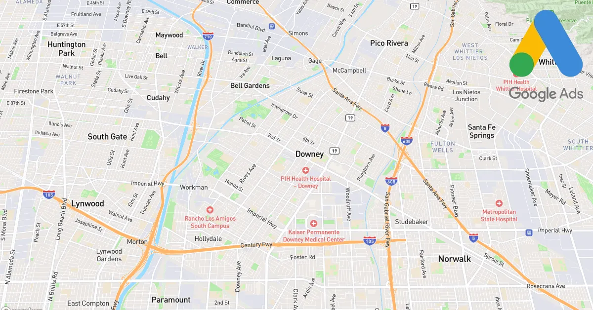Top 10 Google Ads Agencies in Downey California