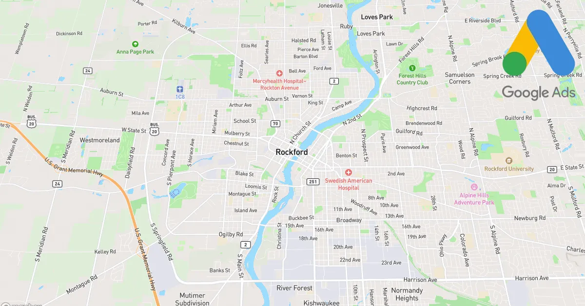 Top 10 Google Ads Agencies in Rockford Illinois