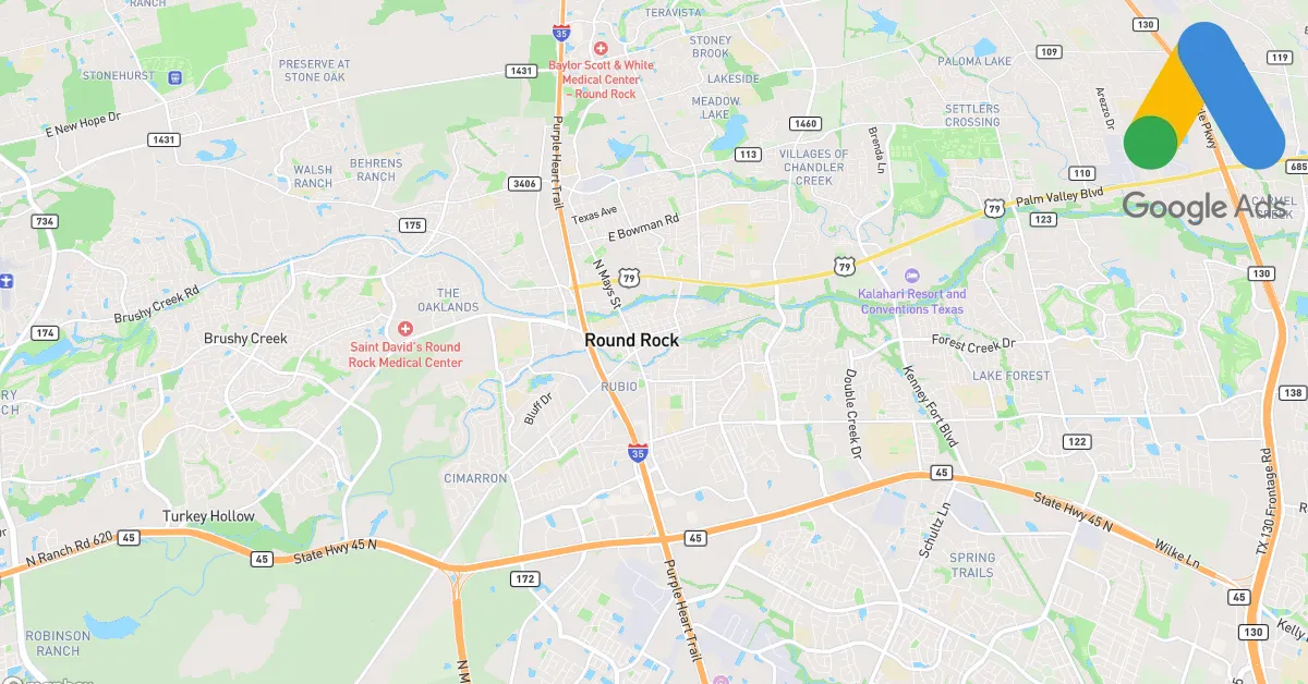 Top 10 Google Ads Agencies in Round Rock Texas