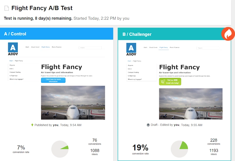 Try A/B Testing