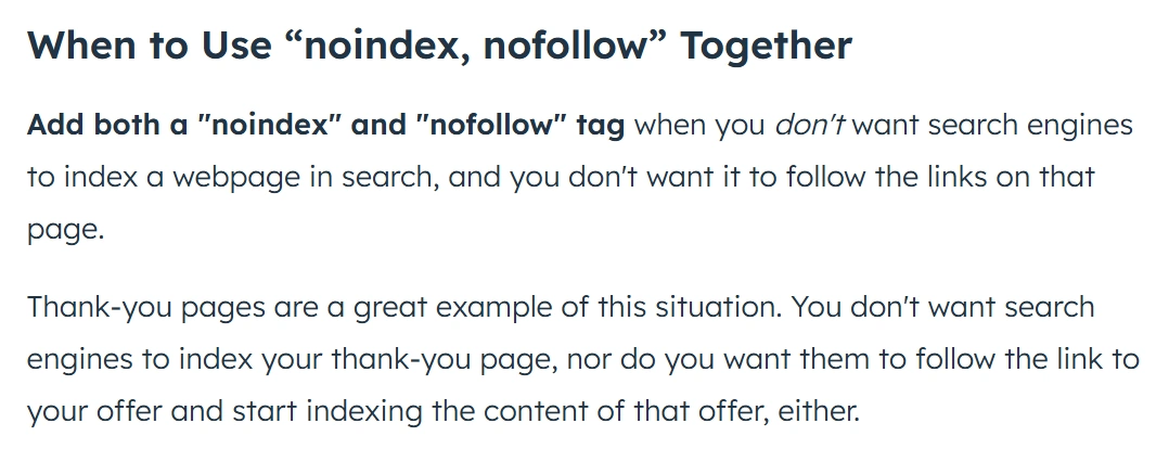 Advanced Noindex Techniques