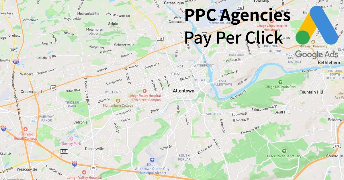 Top 10 PPC Agencies in Allentown Pennsylvania