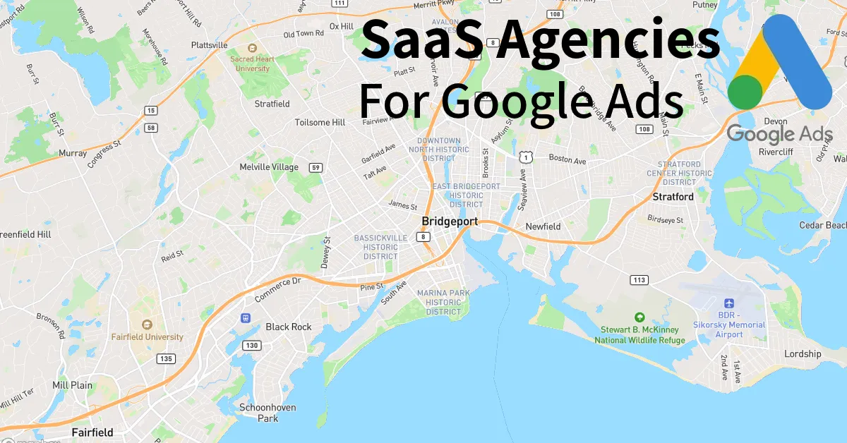 Top 10 SaaS Google Ads Agencies in Bridgeport Connecticut