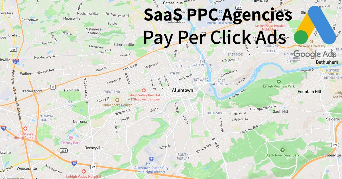 Top 10 SaaS PPC Agencies in Allentown Pennsylvania
