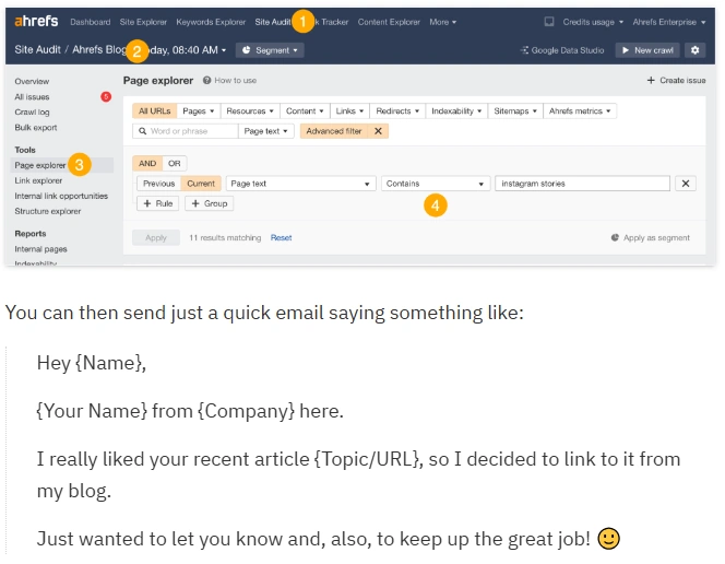 Build Connections for Link Building