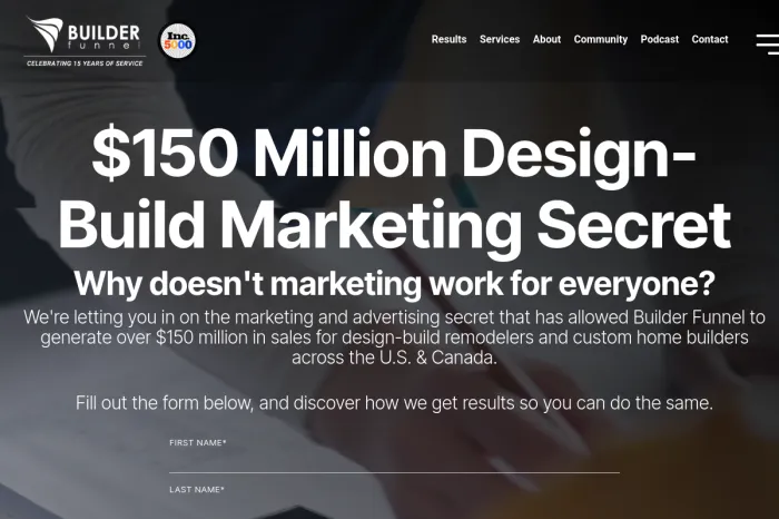 Builder Funnel