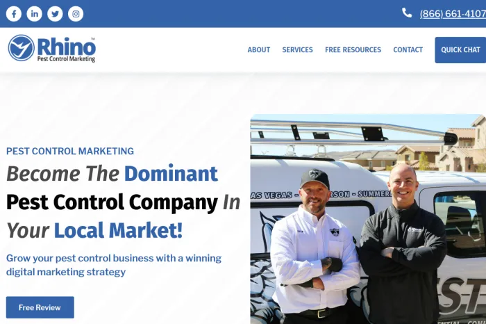 Rhino Pest Control Marketing
