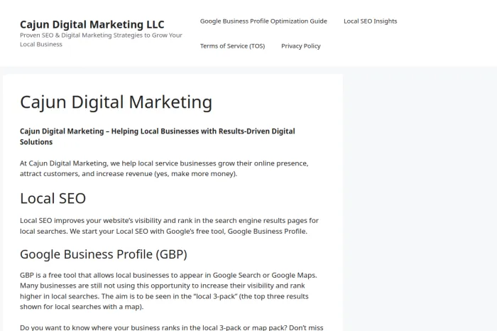 Cajun Digital Marketing