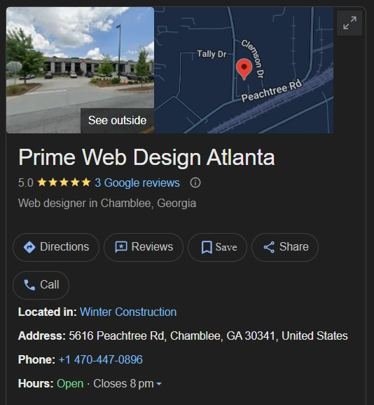 Prime Web Design Atlanta