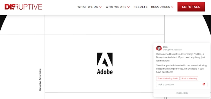 Disruptive Advertising