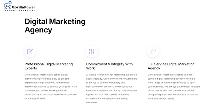 Gorilla Power Internet Marketing