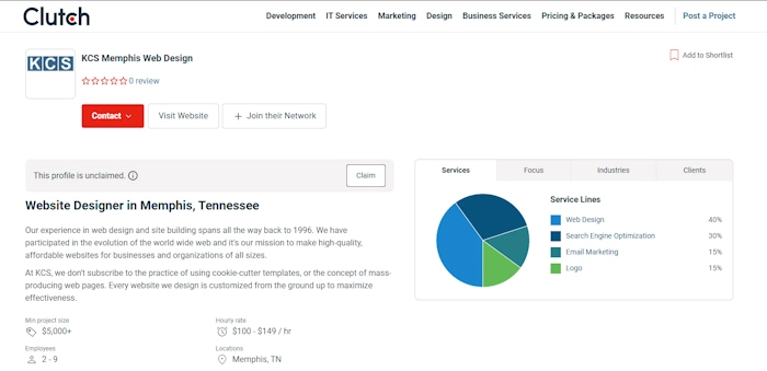 KCS Memphis Web Design