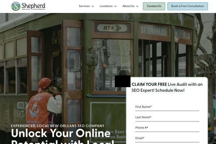 Shepherd New Orleans SEO Company