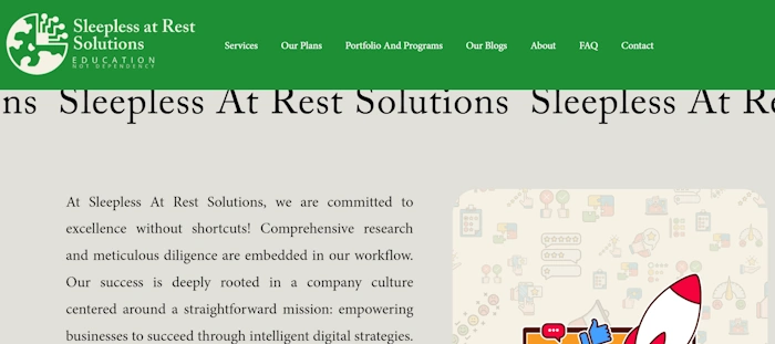 Sleepless at Rest Solutions Inc