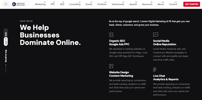 Optimized Webmedia Marketing