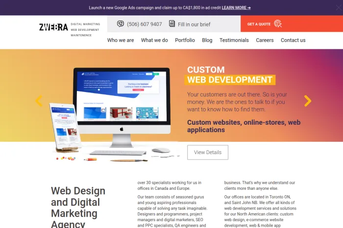 Zwebra Web Studio Inc.