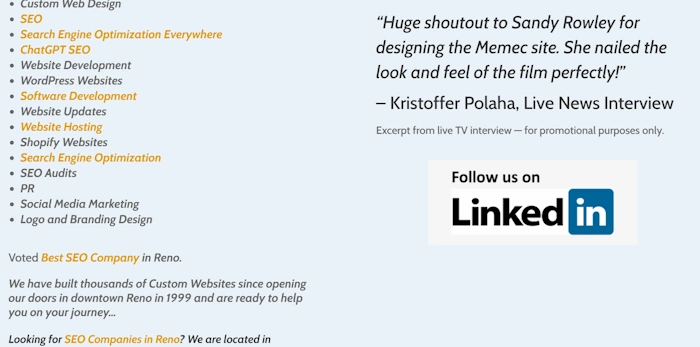 Reno SEO, Marketing & Web Design