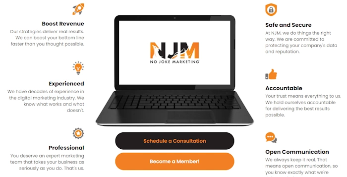 No Joke Marketing (Formerly MarkUBiz)